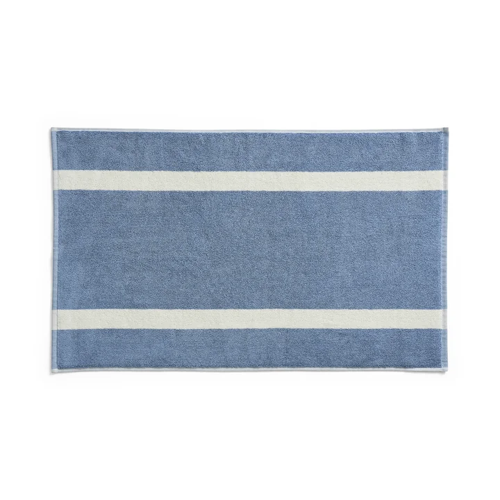HAY - Tapis de bain « Stripe », 50 x 80 cm, bleu poudré