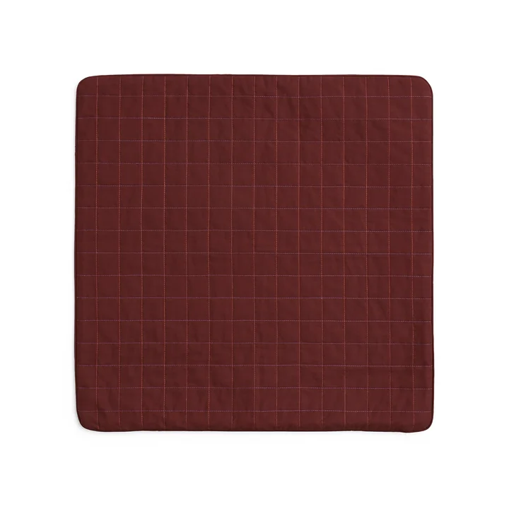HAY - Housse de coussin Dori, 60 x 60 cm, bordeaux