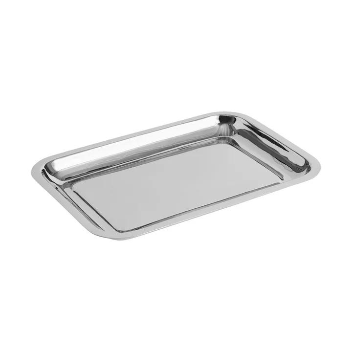 HAY - Plateau Essential Steel, rectangulaire, en acier inoxydable
