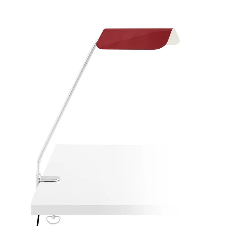 HAY - Lampe de bureau à pince « Apex », maroon red