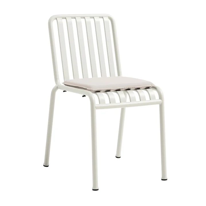 HAY - Coussin d'assise « Palissade » pour chaise et fauteuil, blanc crème