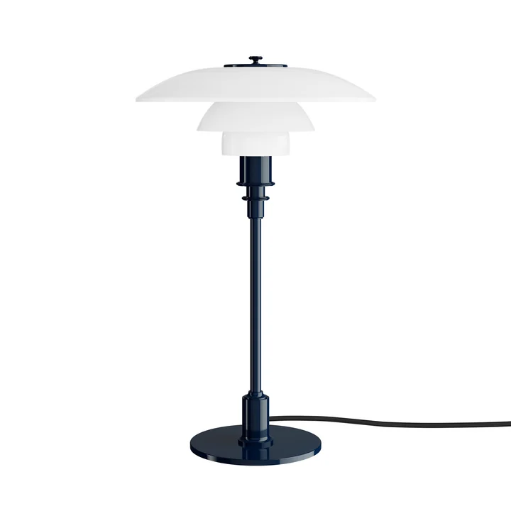 Louis Poulsen - Lampe de table PH 3/2 Glossy, bleu foncé