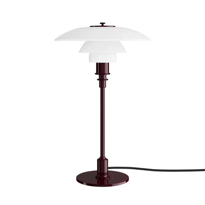 Louis Poulsen - Lampe de table PH 3/2 Glossy, bordeaux