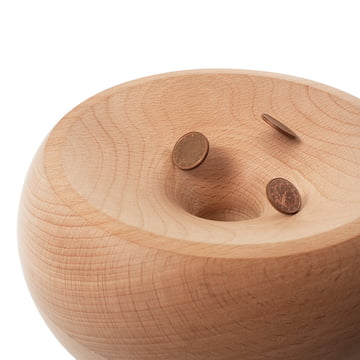 Lessing - Tirelire Hedgefonds ronde - introduction de pièce