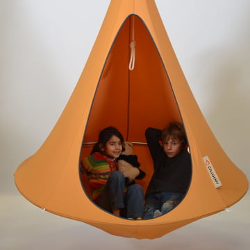 Cacoon - Single siège suspendu, mango orange