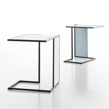 Conmoto - Table d'appoint Riva, duo blanc