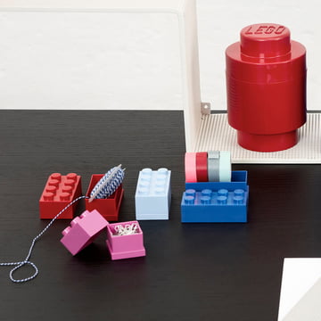 Lego - Mini-Box 8, bleu clair, rose, bleu, rouge