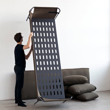 Foin - Canapé 3 places, noir / Canvas army / Canvas army / Canvas army