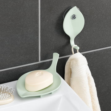 Crochet mural et porte-savon Sense de Koziol