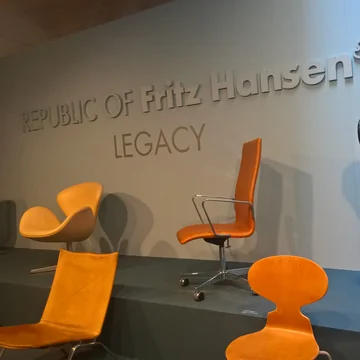 Salon de Milan : Stand Fritz Hansen