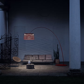 Lampe d'extérieur Twiggy Grid Terra Twice as Twiggy de Foscarini