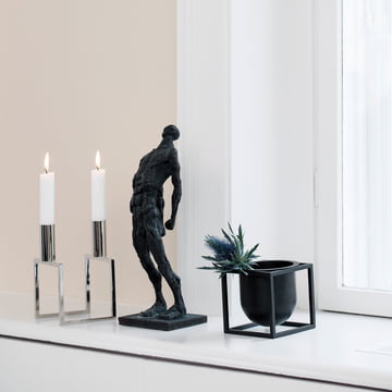 Pot de fleurs et ligne Kubus de Lassen