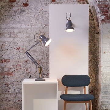 Applique et lampadaire originale en laiton 1227 par Anglepoise