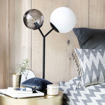 Lampe de table Twice H 42 cm par House Doctor en noir