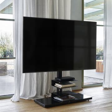 Le meuble TV Ptolomeo TV Smart de Opinion Ciatti en noir
