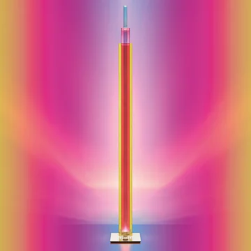 Uptown LED lampadaire de Foscarini en jaune / rouge / bleu