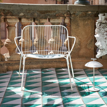 Hiray Lounge Chair, blanc de Kartell