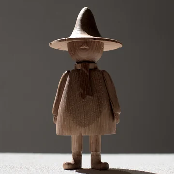 Snufkin figurine en bois, chêne naturel de boyhood