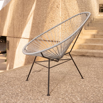 Acapulco Design - 24CR Chair 3, noir / argent métallique (édition limitée)