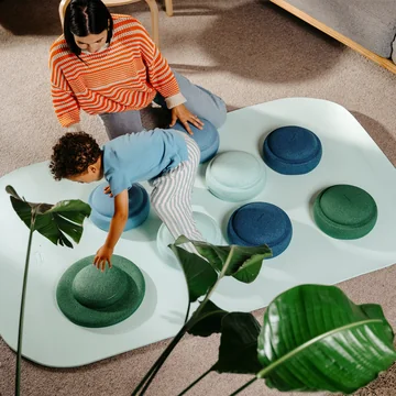 Stapelstein® - Original + planche, Waters & Greens Set complet (8 pcs.)