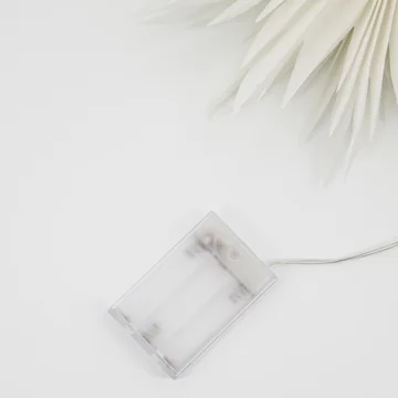 House Doctor - Gant, Top star LED lampe de Noël, blanc / laiton finish