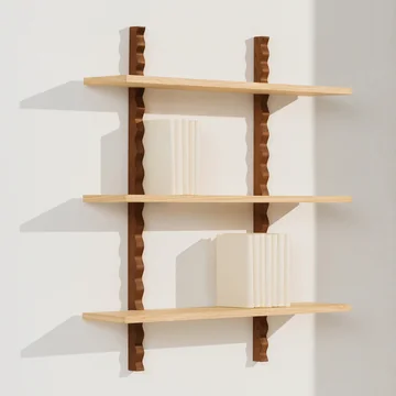 Nobodinoz x Heju - Étagère murale 90 x 102 cm, frêne naturel