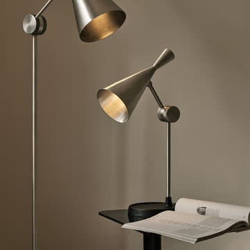 Tom Dixon - Beat Unbeaten LED lampe de table, aluminium