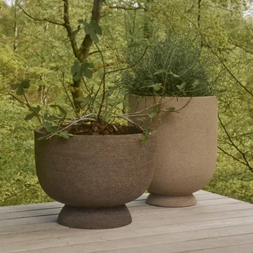AYTM - Terra pot de fleurs, java brown et sable