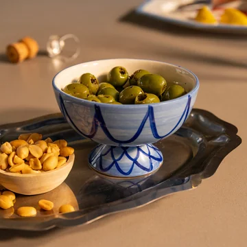 & klevering - Sirène Bowl, Ø 12,5 cm, bleu (set de 2)