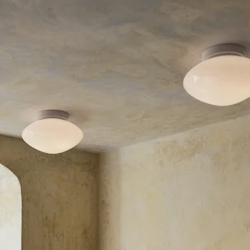 & Tradition - Mist AP22 Plafonnier / Applique, Ø 25 cm, blanc mat