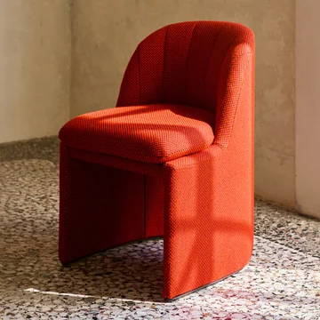 & Tradition - Loafer SC106 Dining Chair, rouge (Tissu Kvadrat Sisu 0655)