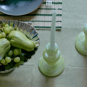 HKliving - Knotted Bougeoir moyen, vert