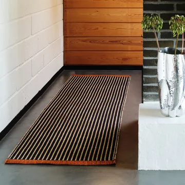 Tom Dixon - Line Tapis de sol, 70 x 250 cm, noir
