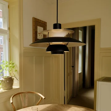 Louis Poulsen - PH 5 lampe suspendue, noir (Black Edition 2025)