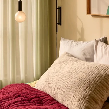 Hübsch Interior - Haikei coussin, 50 x 80 cm, gris clair