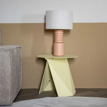 Zuiver - Foldy table d'appoint, pliable, citron