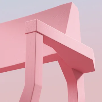 OUT Objekte unserer Tage - Schulz chaise à accoudoirs, rose pâle