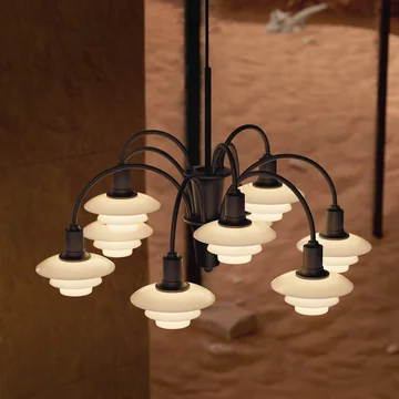 Louis Poulsen - PH 1/1 Lustre Centenary Edition, aged brass / dusty terracotta (9-bras)