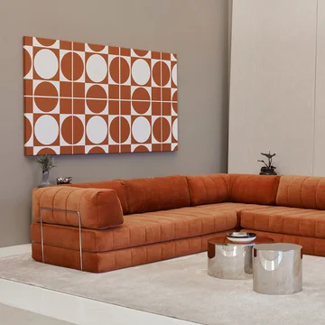 Innovation Living - Cozypad Canapé-lit & Pouf avec coussin de dossier / accoudoir