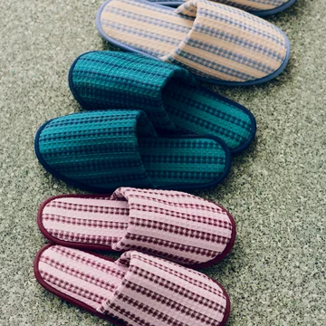HAY - Chaussons « Waffle », rayés