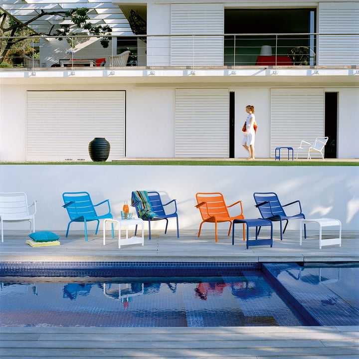 Luxembourg Fauteuil au bord de la piscine