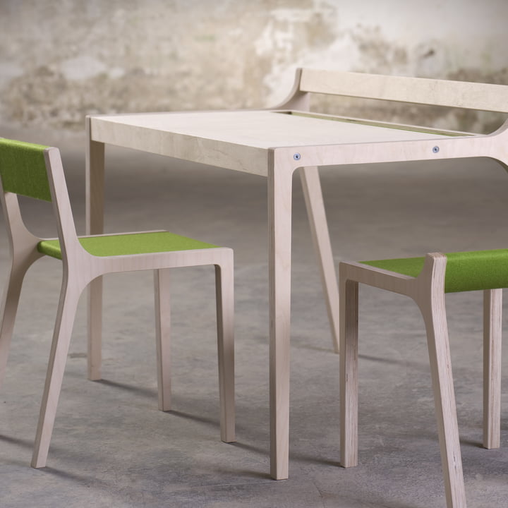 Table pour enfant Sibis Afra, vert