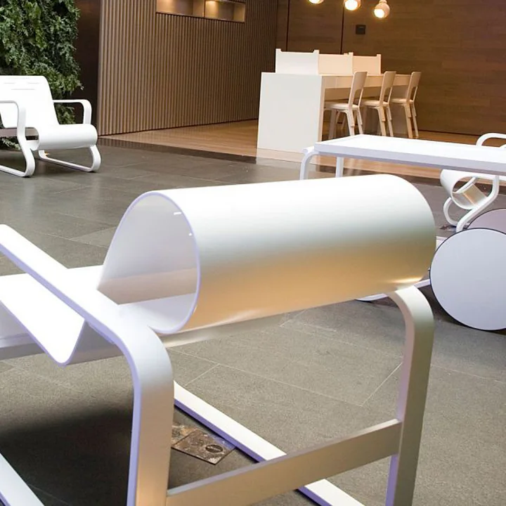 Aménagement intérieur Artek en blanc