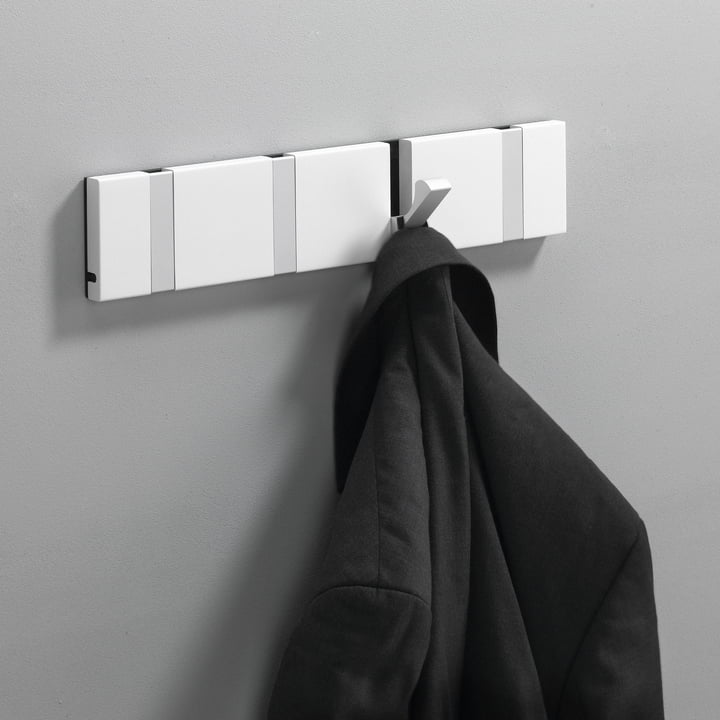 Loca - porte-manteau Knax 4 - blanc, alu