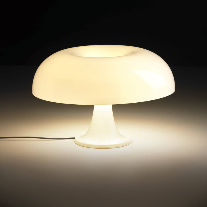 Lampe de table Artemide Nesso, blanc