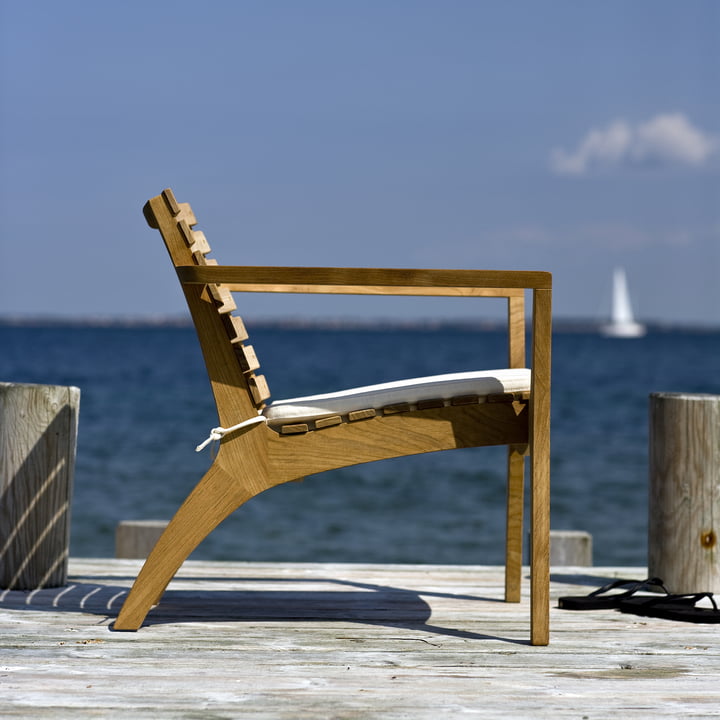 Regatta Lounge Chaise en teck