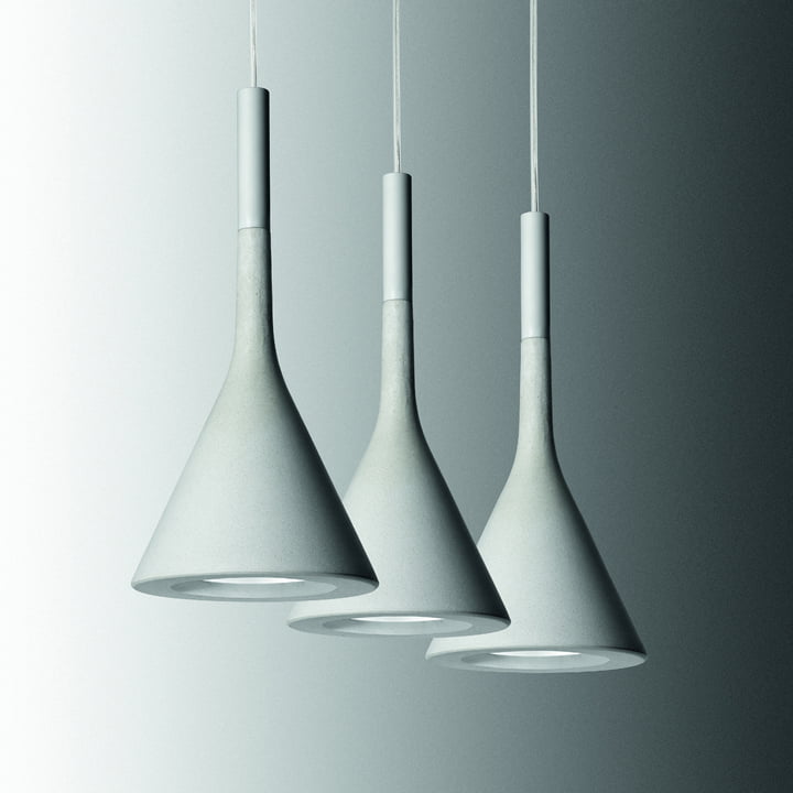 Foscarini - Aplomb Suspension blanche, groupe côte à côte