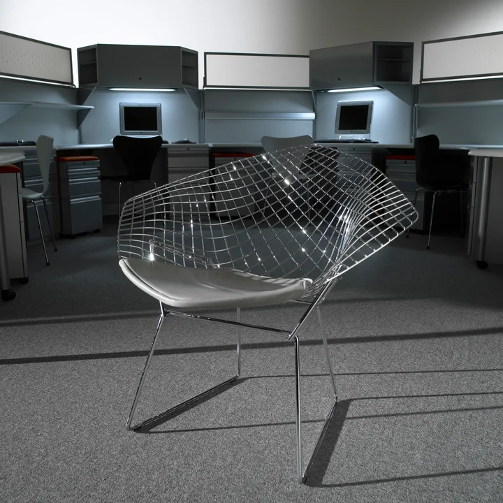 Bertoia Diamond fauteuil de Knoll