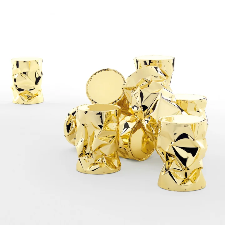 Tab.U Collection Table d'appoint de Opinion Ciatti en or