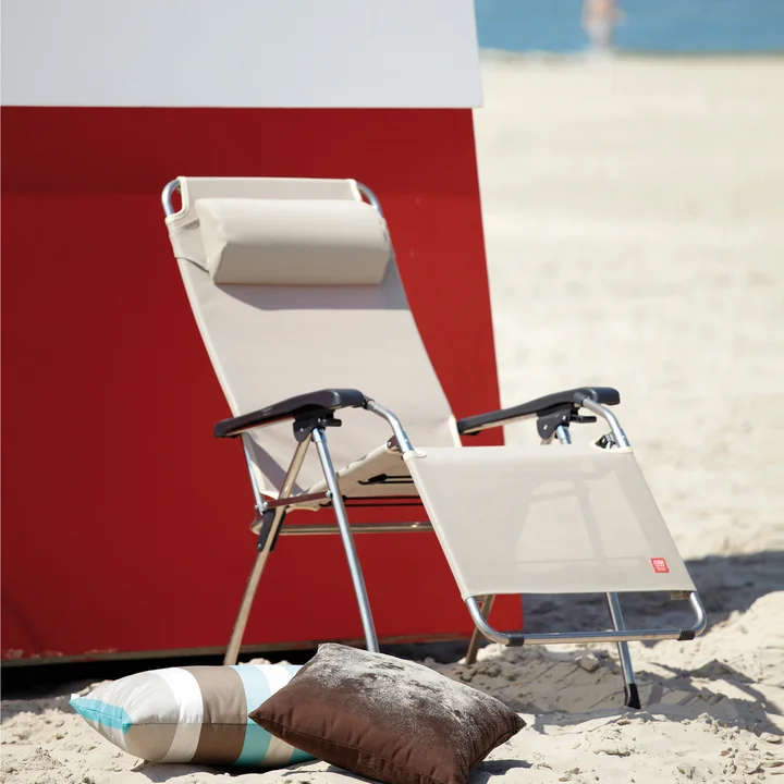 Amida Fauteuil inclinable en aluminium de Fiam